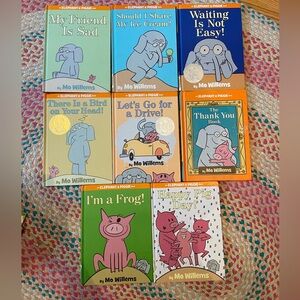 Elephant and piggy hardcover books set of 8
